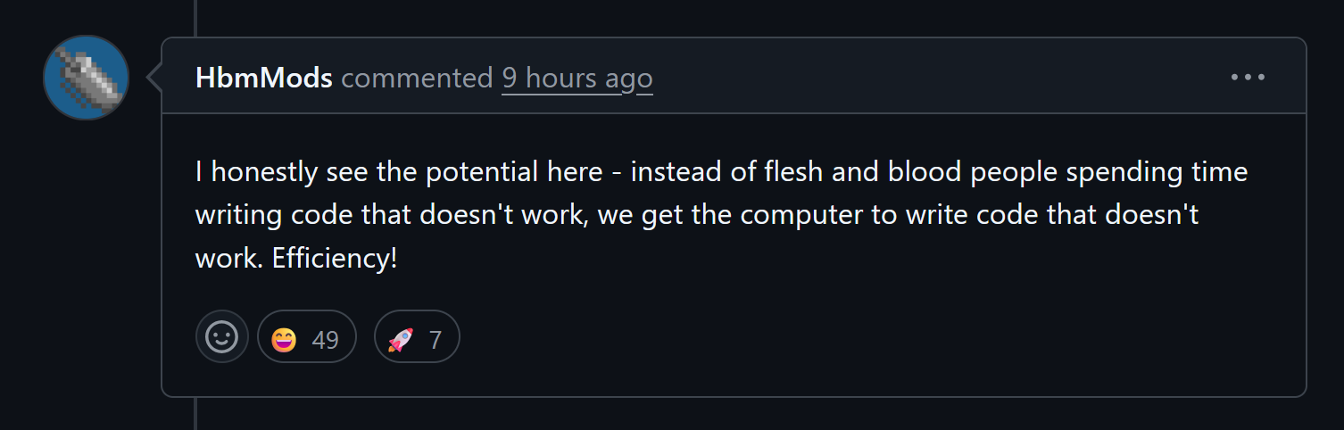 GitHub Copilot PR comments