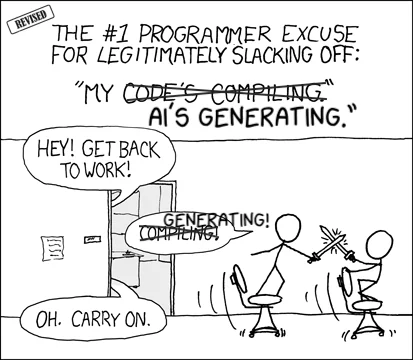 XKCD `AI Generating`
