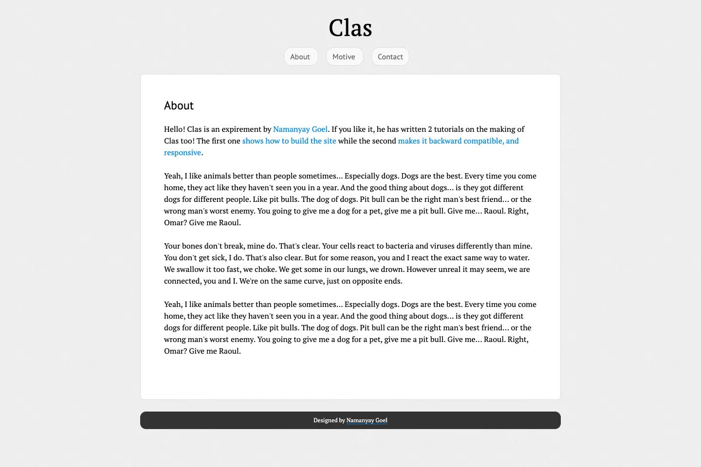 Clas archive preview