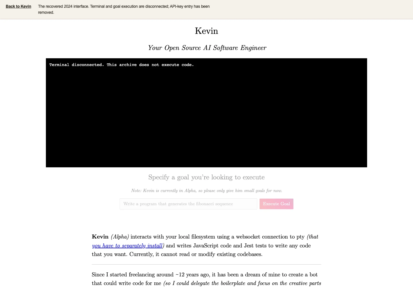 Kevin archive preview