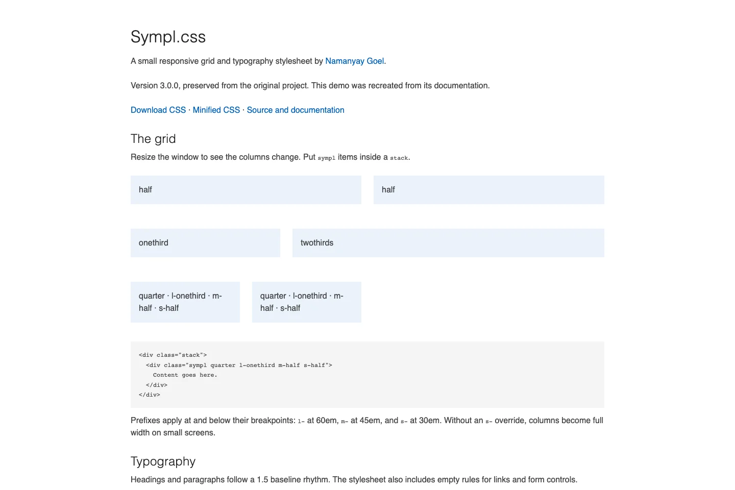 Sympl.css archive preview