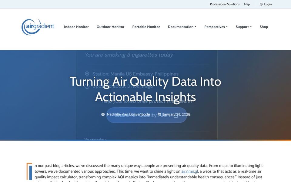 AirGradient: Turning Air Quality Data Into Actionable Insights